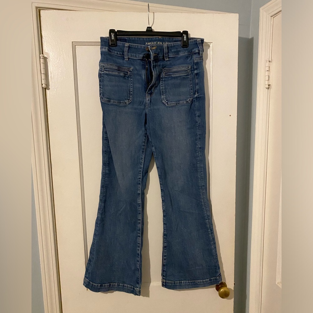 American Eagle Outfitters Blue Flare Jeans
